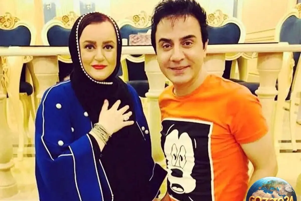 استایل خنده‌دار و زنانه داریوش فرضیایی در سلفی با نعیمه نظام‌دوست؛ عمراً عموپورنگ و با این تیپ دیده باشین + عکس