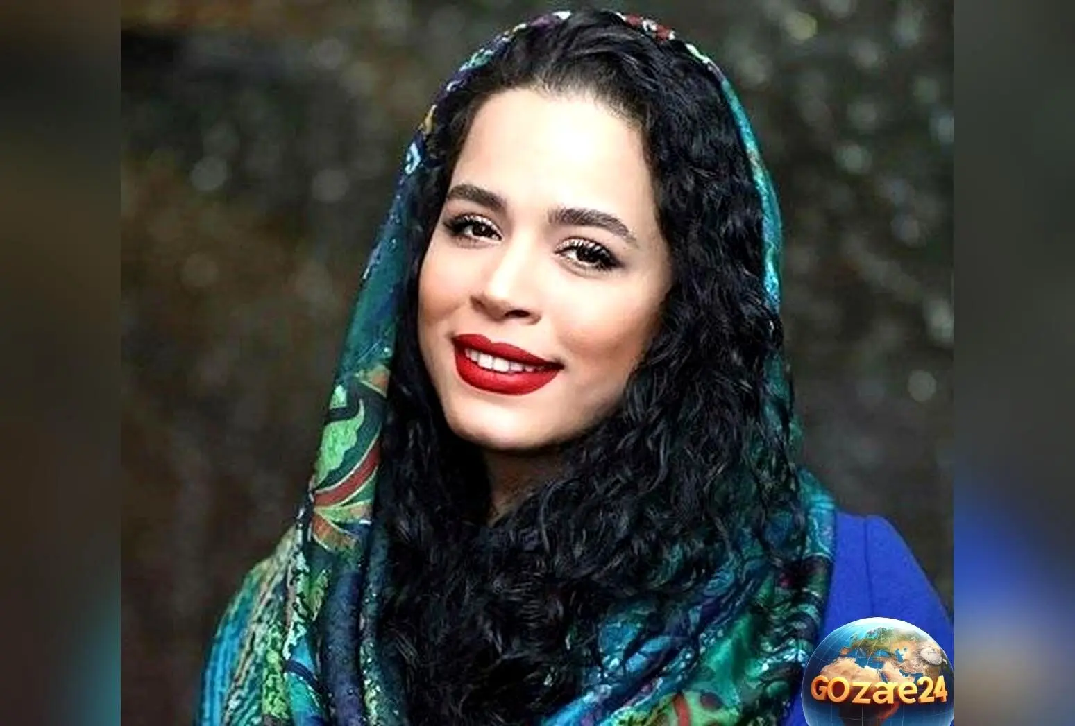 ملیکا شریفی نیا در طبیعتی آرام و زرد قناری در باغی سرسبز با استایل عروسی
