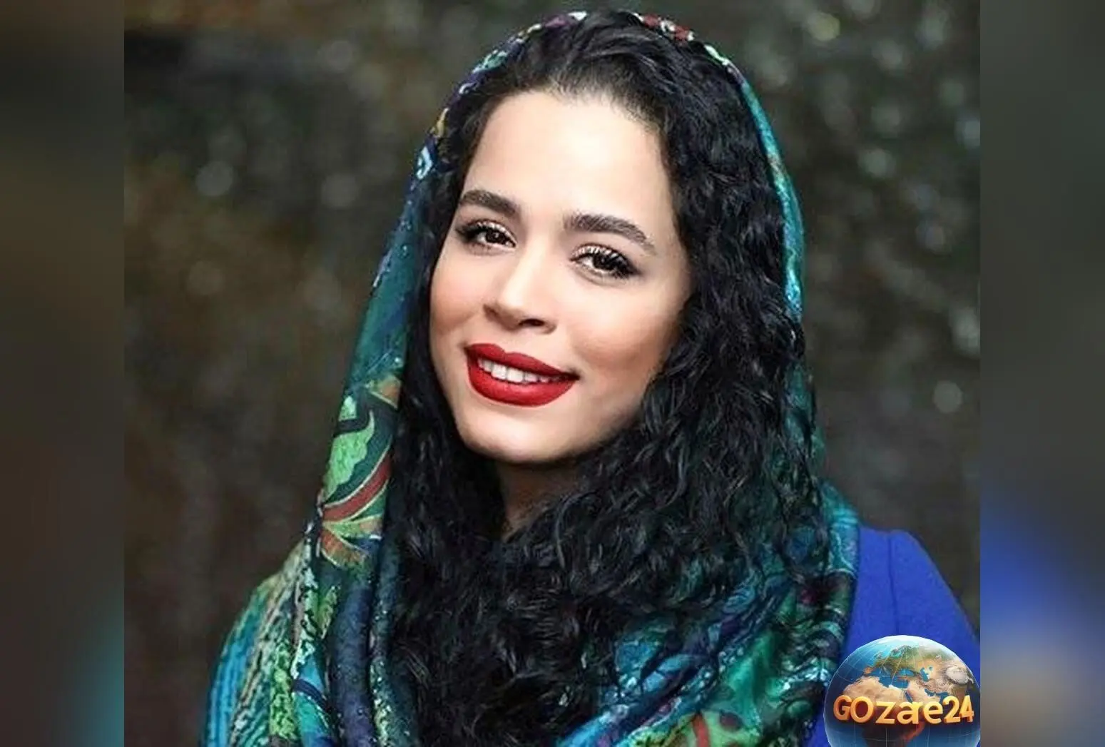 ملیکا شریفی نیا در طبیعتی آرام و زرد قناری در باغی سرسبز با استایل عروسی