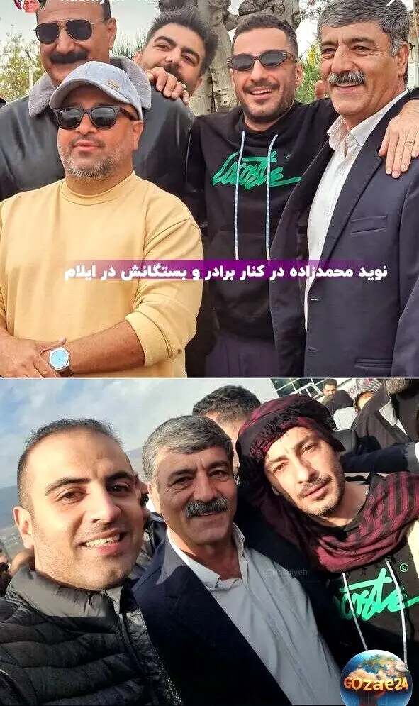 نوید محمدزاده در ایلام با رقص کردی و خانواده 100 نفره، همزمان با اکران «زودپز» رامبد جوان