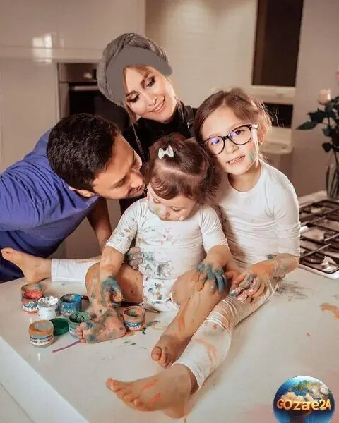 تصویر رنگارنگ میز ناهار و چیدمان ایرانی در خانه شاهرخ استخری و همسرش در بلژیک + استوری جالب سپیده بزمی‌پور