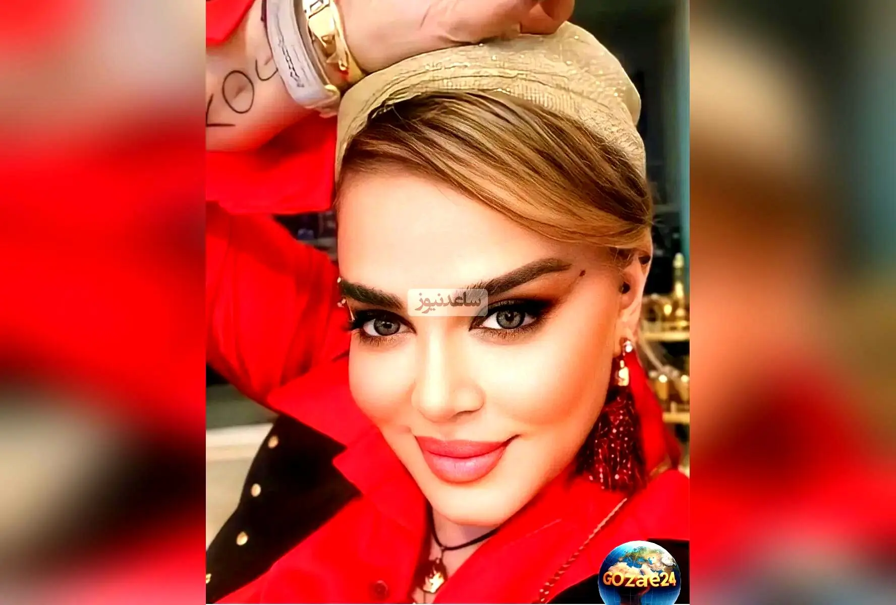 استایل لاکچری بهاره رهنما در لباس ورساچه برای سفر به ساحل | تصاویر جدید و شیک