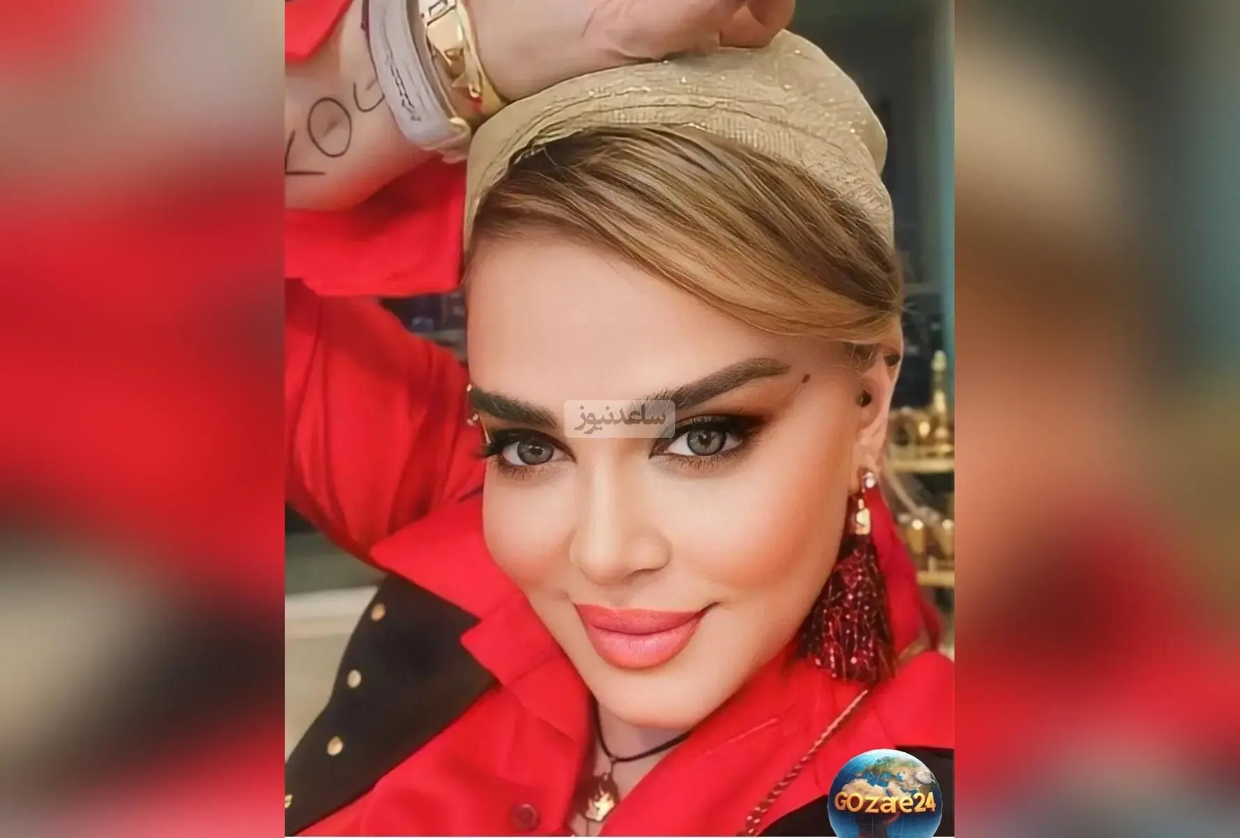 استایل لاکچری بهاره رهنما در لباس ورساچه برای سفر به ساحل | تصاویر جدید و شیک