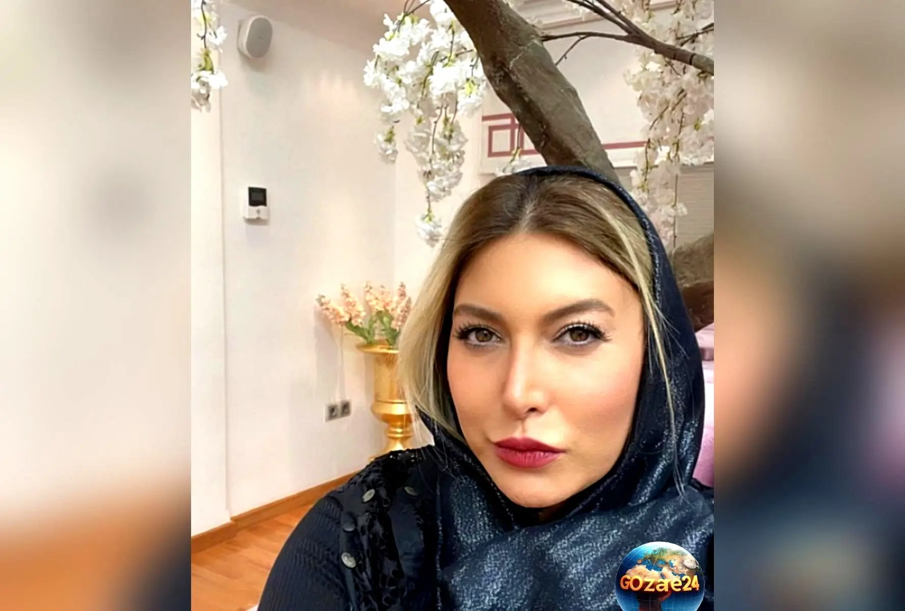 فریبا نادری در استایل مجلسی بی‌نظیر با کلاه و کیف مارک‌دار خارجی در جدیدترین عکس اینستاگرامی