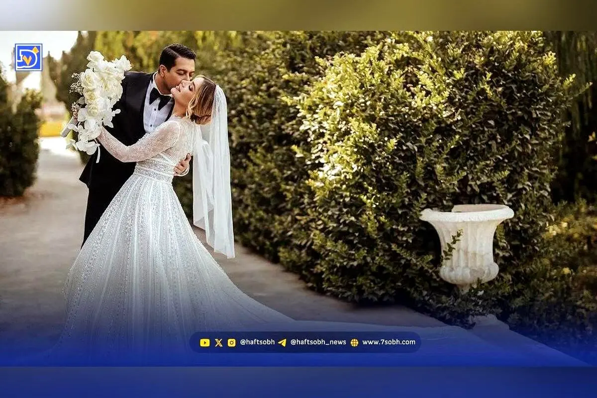عکس‌های نزدیک لباس عروس شاهانه متین ستوده و خبر شروع زندگی مشترک کامران تفتی و متین ستوده