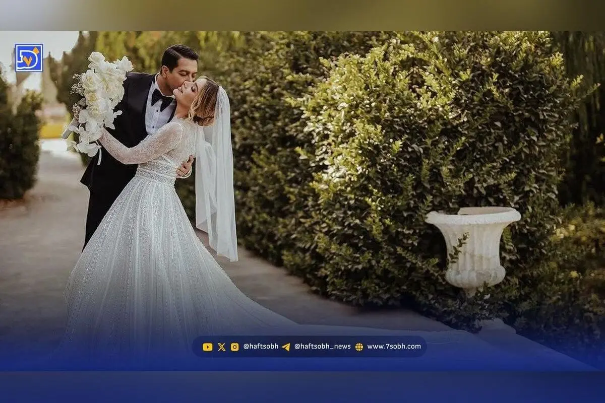 عکس‌های نزدیک لباس عروس شاهانه متین ستوده و خبر شروع زندگی مشترک کامران تفتی و متین ستوده