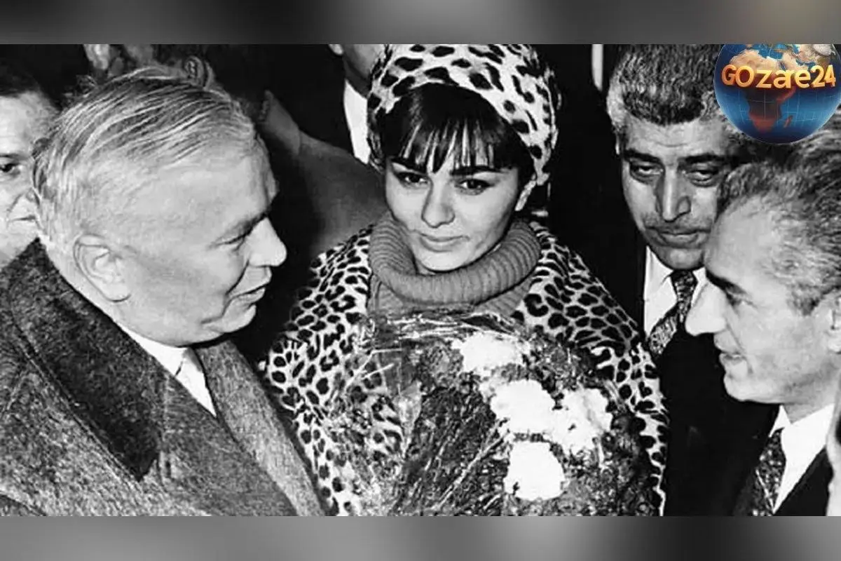 عکس نادر و دیدنی از فرح پهلوی در لباس پلنگی و سفر در زمان در استادیوم ورزشی
