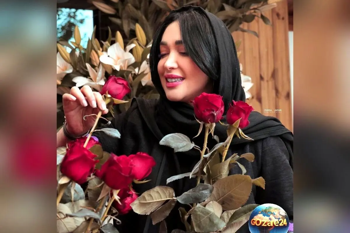 دلبری و میکاپ فوق‌العاده سارا منجزی‌پور با رژ لب جیغ در جدیدترین عکس اینستاگرام
