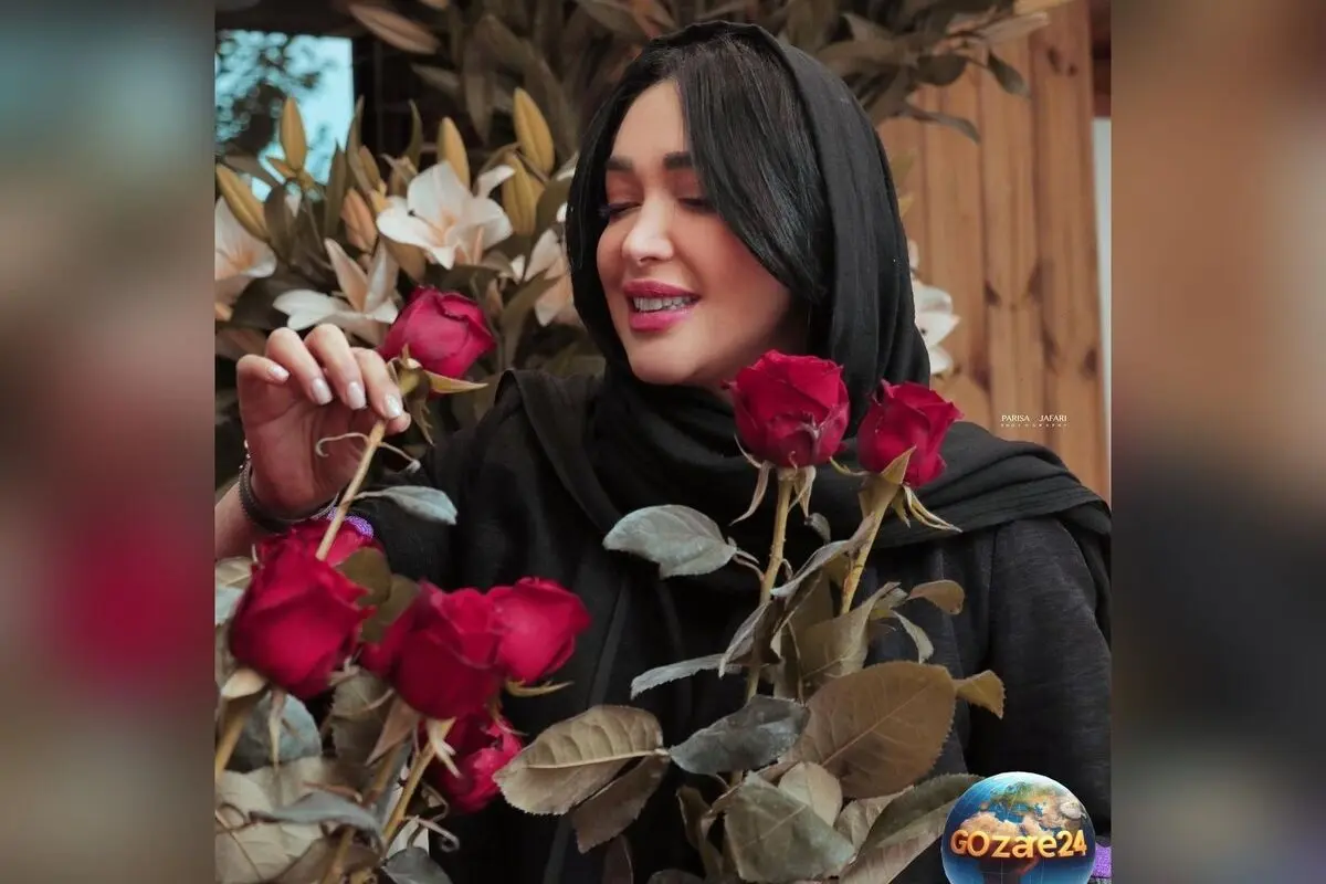 دلبری و میکاپ فوق‌العاده سارا منجزی‌پور با رژ لب جیغ در جدیدترین عکس اینستاگرام