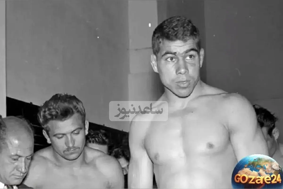 تصویر قدیمی از غلامرضا تختی در 24 سالگی در کربلا سال 1333 | قهرمان ملی ایران