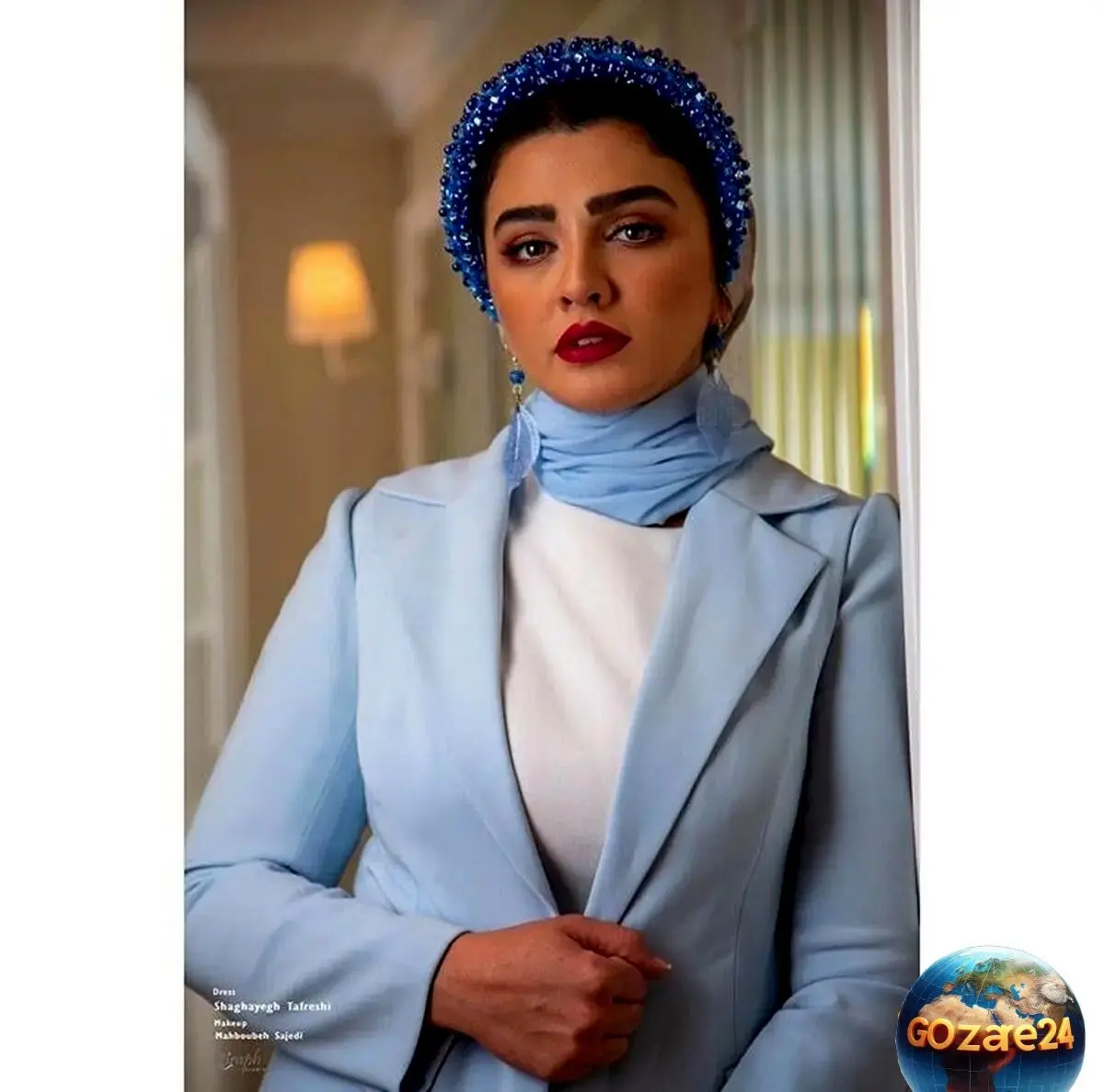 سیما خضرآبادی در سلفی خاص لب پنجره برج‌های بلند تهران!