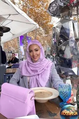 عکس گردنبند عتیقه مینا مختاری همسر بهرام رادان؛ هدیه خاص و متفاوت آقای بازیگر به همسرش؟