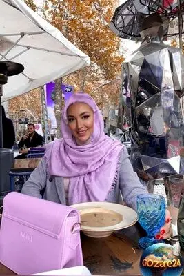 عکس گردنبند عتیقه مینا مختاری همسر بهرام رادان؛ هدیه خاص و متفاوت آقای بازیگر به همسرش؟