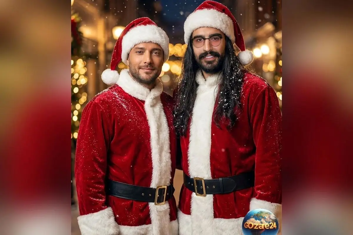 عکس‌های فانتزی و کریسمسی از خواننده‌های ایرانی با تم بابانوئل؛ هنر هوش مصنوعی در عبور مرزهای فرهنگی و موسیقی