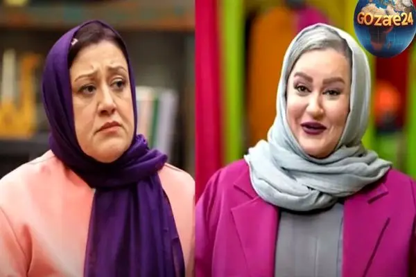 تصویر نادر و قدیمی از نعیمه نظام‌دوست و فاطمه هاشمی در پشت صحنه «ساعت خوش» دهه ۷۰ | بازگشت به دوران اوج بازیگری
