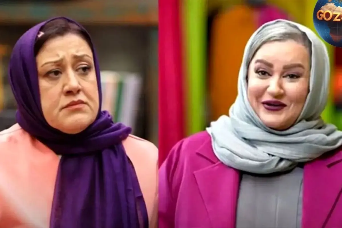 تصویر نادر و قدیمی از نعیمه نظامدوست و فاطمه هاشمی در پشت صحنه «ساعت خوش» دهه ۷۰ | بازگشت به دوران اوج بازیگری