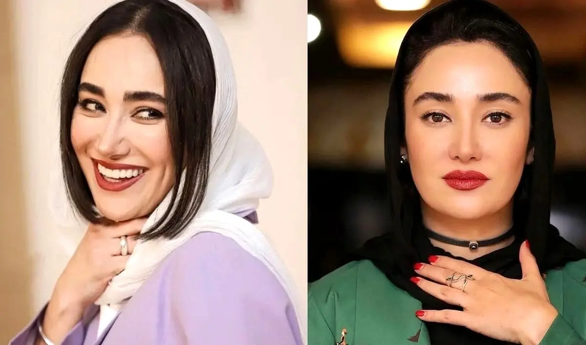 استایل بهاره افشاری در منزل لاکچری با رنگ زرشکی و ترندهای مد پاییزی ۱۴۰۲