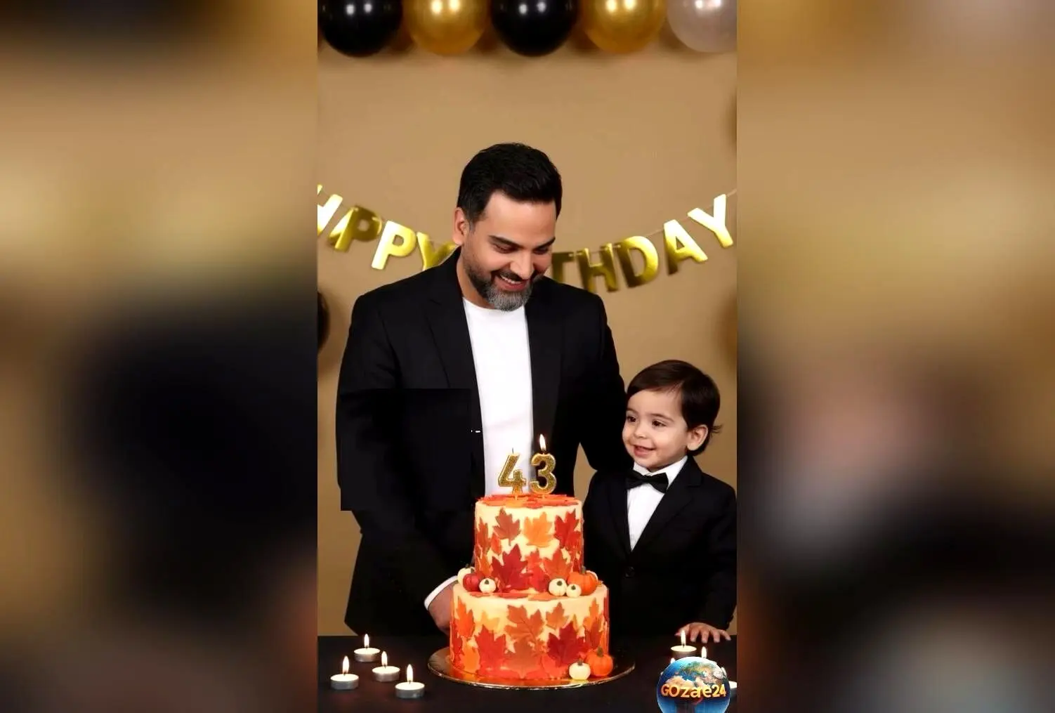 جشن تولد 43 سالگی احسان علیخانی با استایل ایرانی و فناوری هوش مصنوعی | تصاویر و ویدئوهای باشکوه و دیدنی