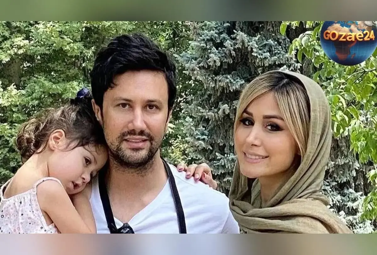 کیک تولد چندطبقه و لاکچری سپیده بزمی‌پور همسر خارجی شاهرخ استخری + طراحی خاص و جذاب