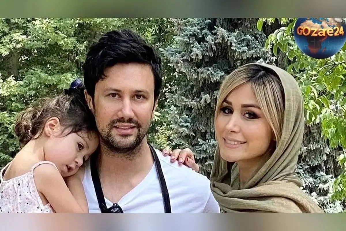 کیک تولد چندطبقه و لاکچری سپیده بزمی‌پور همسر خارجی شاهرخ استخری + طراحی خاص و جذاب