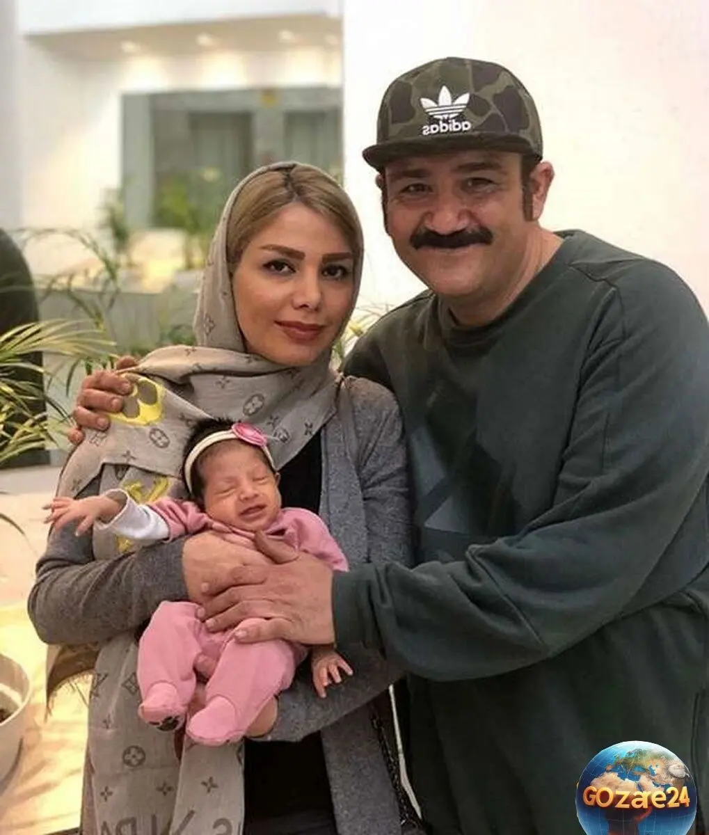 تولد ساده و شیک مهران غفوریان در کنار همسر و دخترش با کیک خلاقانه اوستا قناد و لحظه‌های شیرین هانای شیطون