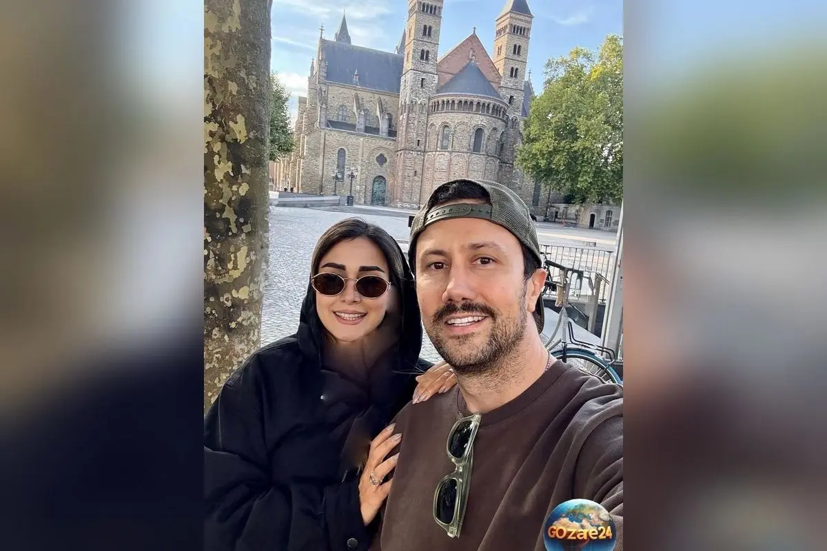 عاشقانه‌ترین تبریک تولد شاهرخ استخری به همسرش سپیده بزمی‌پور در بلژیک + عکس زیبا