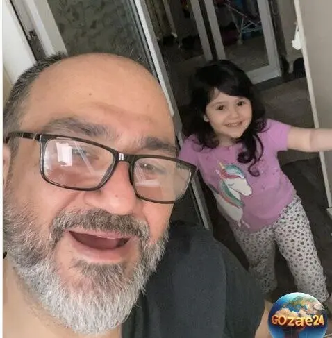 خلاقیت و شوخ‌طبعی مهران غفوریان در تعمیر جوراب پاره دخترش با چسب کاغذی + عکس و لحظه‌های خنده‌دار