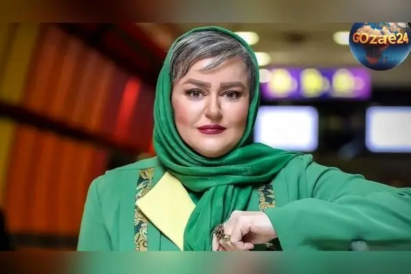 نگاهی به طراحی خلاقانه و منقش به چهره نعیمه نظام دوست در منزل مجلل با چیدمان قرمز، سورمه‌ای و طلایی