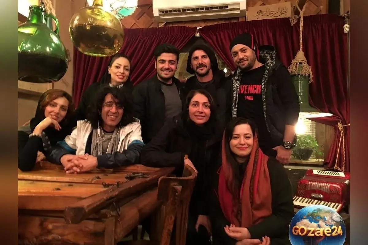 تصاویر دیدنی از دورهمی بازیگران ایرانی در رستوران سنتی قزوین با حضور سهند جاهدی و مهراوه شریفی نیا