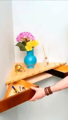 یک کشوی مخفی برای قایم کردن وسیله های باارزش بساز + فیلم