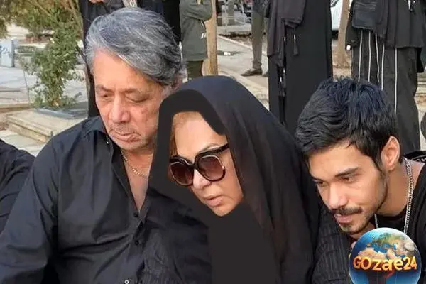 تصاویر چهره‌های فوتبالی در مراسم خاکسپاری پسر جوان نسرین مقانلو | ناصر محمدخانی، حسین فرکی و دیگر ستاره‌ها در غم خانواده