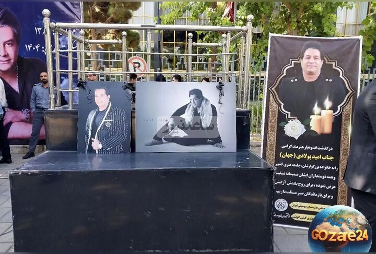 لحظات غم‌انگیز آماده‌سازی سنگ قبر امید جهان در آستانه چهلمین روز درگذشتش + ویدیو