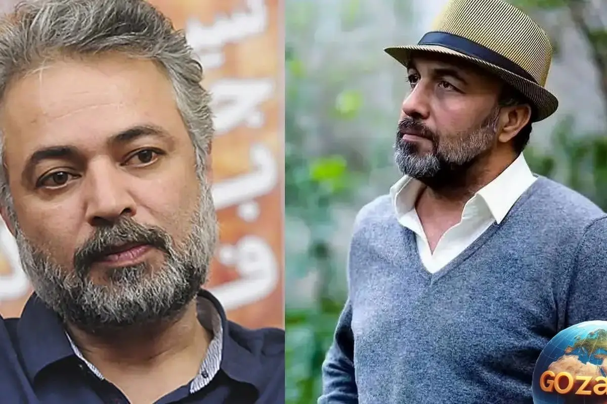 تصویر نادر از رضا عطاران و حسن جوهرچی در حیاط بیت رهبری در سال ۱۳۷۷؛ لحظهای تاریخی از تبادل فرهنگی پس از انقلاب