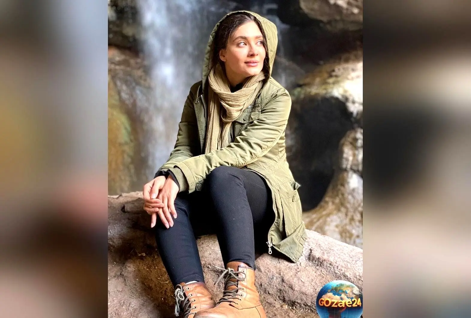 ساناز سعیدی در خلوت شبانه با آتش و عشق: لحظه‌ای عمیق از درون‌نگری و پذیرش خود