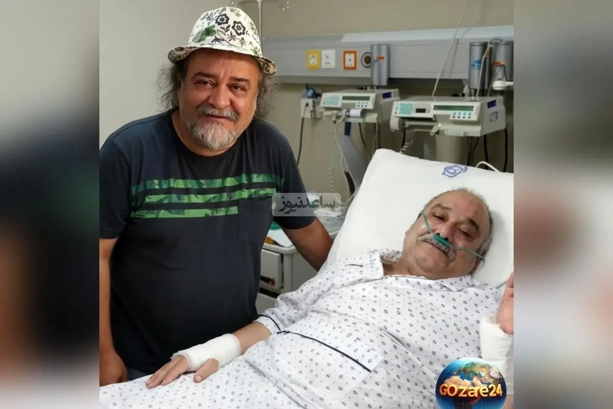 حضور پررنگ بازیگران ایرانی در بیمارستان برای عیادت محمد کاسبی پیشکسوت سینما و تلویزیون