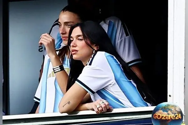 دوا لیپا در آرژانتین با لباس تیم‌ملی، از استیج تا سکوهای فوتبال و لحظه‌های غافلگیرکننده