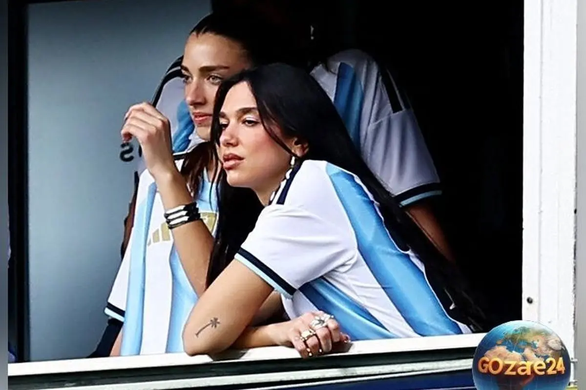 دوا لیپا در آرژانتین با لباس تیم‌ملی، از استیج تا سکوهای فوتبال و لحظه‌های غافلگیرکننده