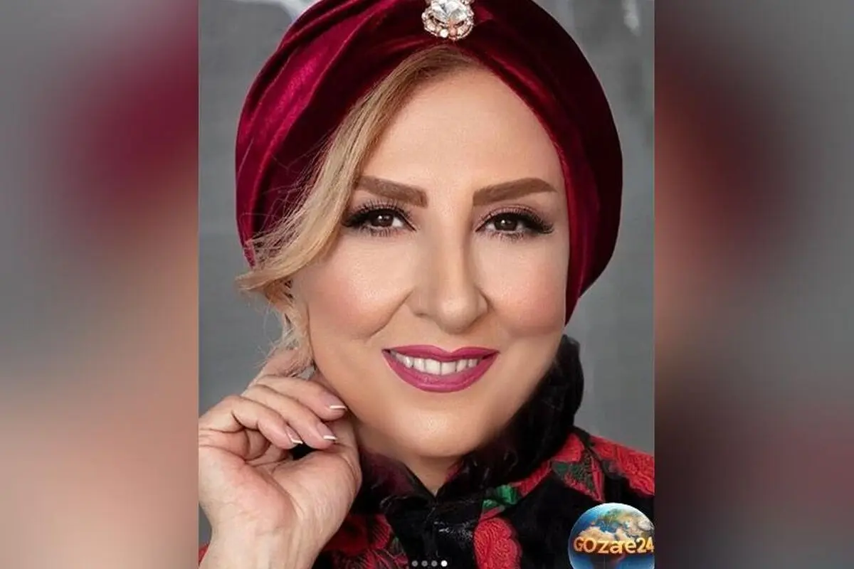 مرجانه گلچین با ژست عجیب و گردن‌آویز خاص در صفحه شخصی خود، نگاه‌ها را به خود جلب کرد
