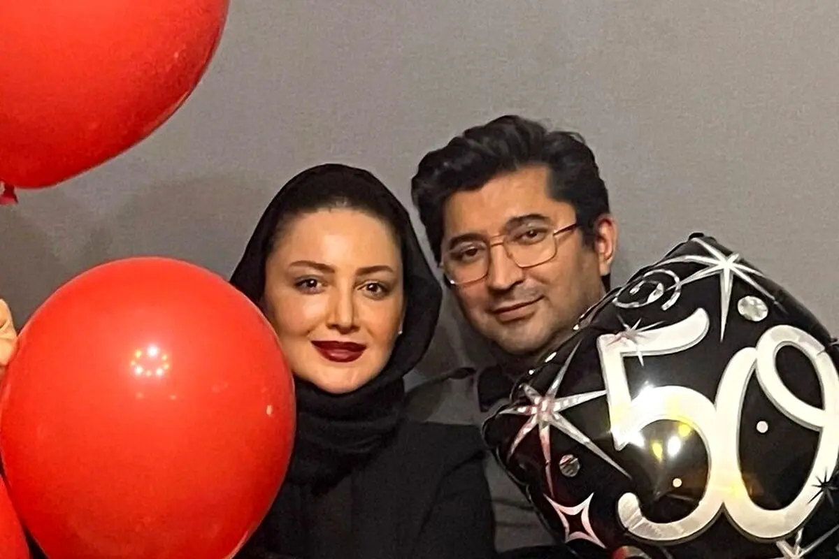 تصویری دیدنی از کیک تولد یاسی رنگ و سه‌طبقه شیلا خداداد با دکورهای منحصربفرد در جشن همسر پزشکش