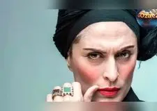 تصویر نادر بهناز جعفری در ۲۵ سالگی؛ بازیگر در چهارمین فیلم سینمایی «عشق طاهر» سال ۱۳۷۸