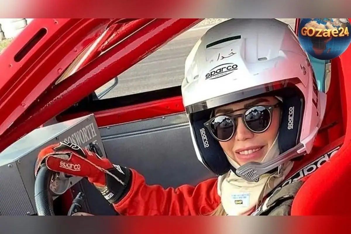 نخستین زن اتومبیل‌ران ایرانی لاله صدیق با کیک تولد شکلاتی + عکسهای دیدنی