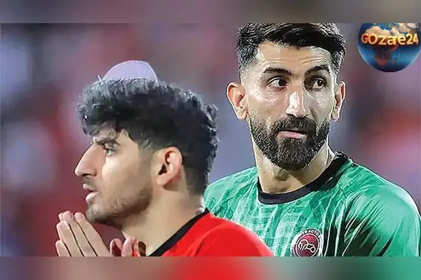 عکس بدل علیرضا بیرانوند با بیشترین شباهت به او در کنار ستاره‌های پرسپولیس + تصاویر جالب