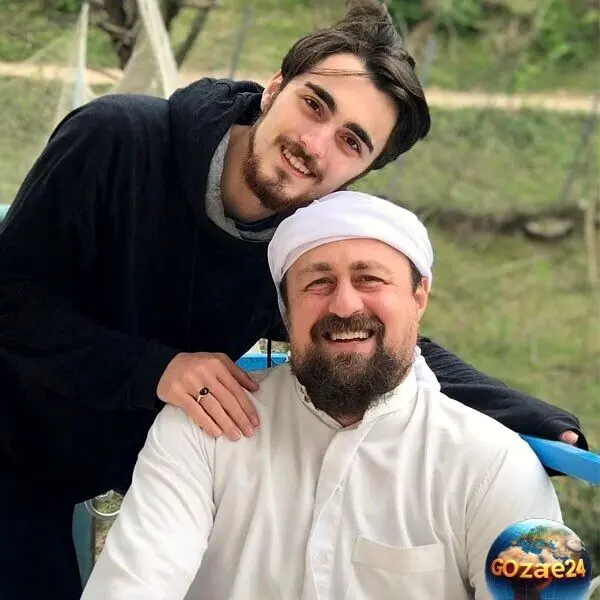 عیادت ویژه سید احمد خمینی از اسطوره فوتبال ایران سلطان علی پروین در بیمارستان + تصاویر