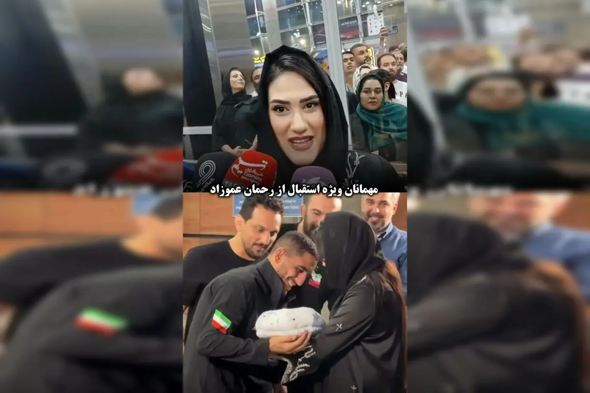 مهمانان ویژه در استقبال از رحمان عموزاد قهرمان طلایی کشتی؛ همسر و فرزند ۲۲ روزه در فرودگاه امام حضور یافتند

در مراسمی پر از احساس، همسر و فرزند ۲۲ روزه رحمان عموزاد قهرمان طلایی کشتی در فرودگاه امام خمینی (ره) او را مورد استقبال قرار دادند. این دیدار دلن