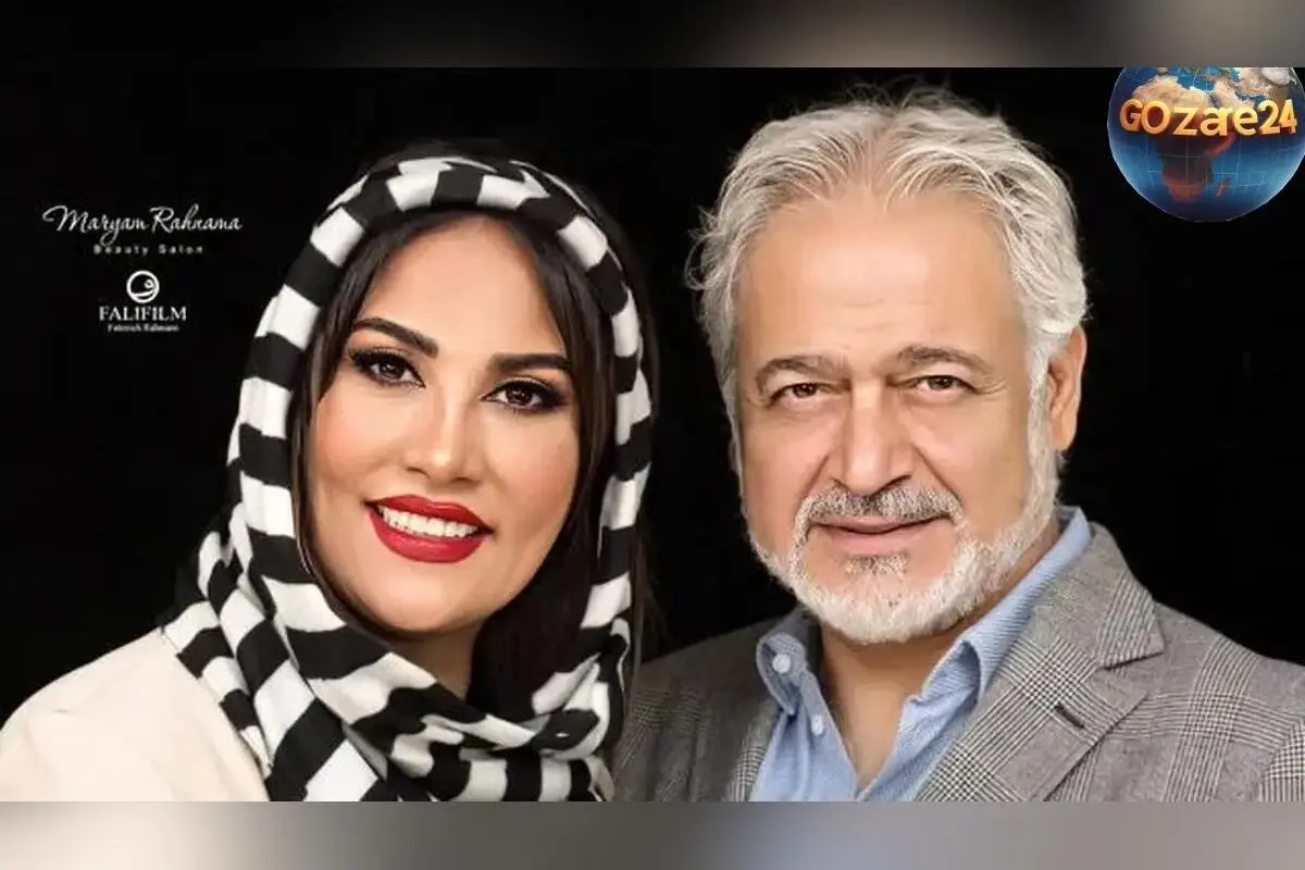 عکس خانوادگی مجید مشیری در کنار همسر و پسرش در جشن تولد 65 سالگی‌اش