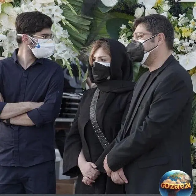 مراسم عزای باشکوه مادر همسر سابق نیوشا ضیغمی با گل و شمع‌های معطر + عکس