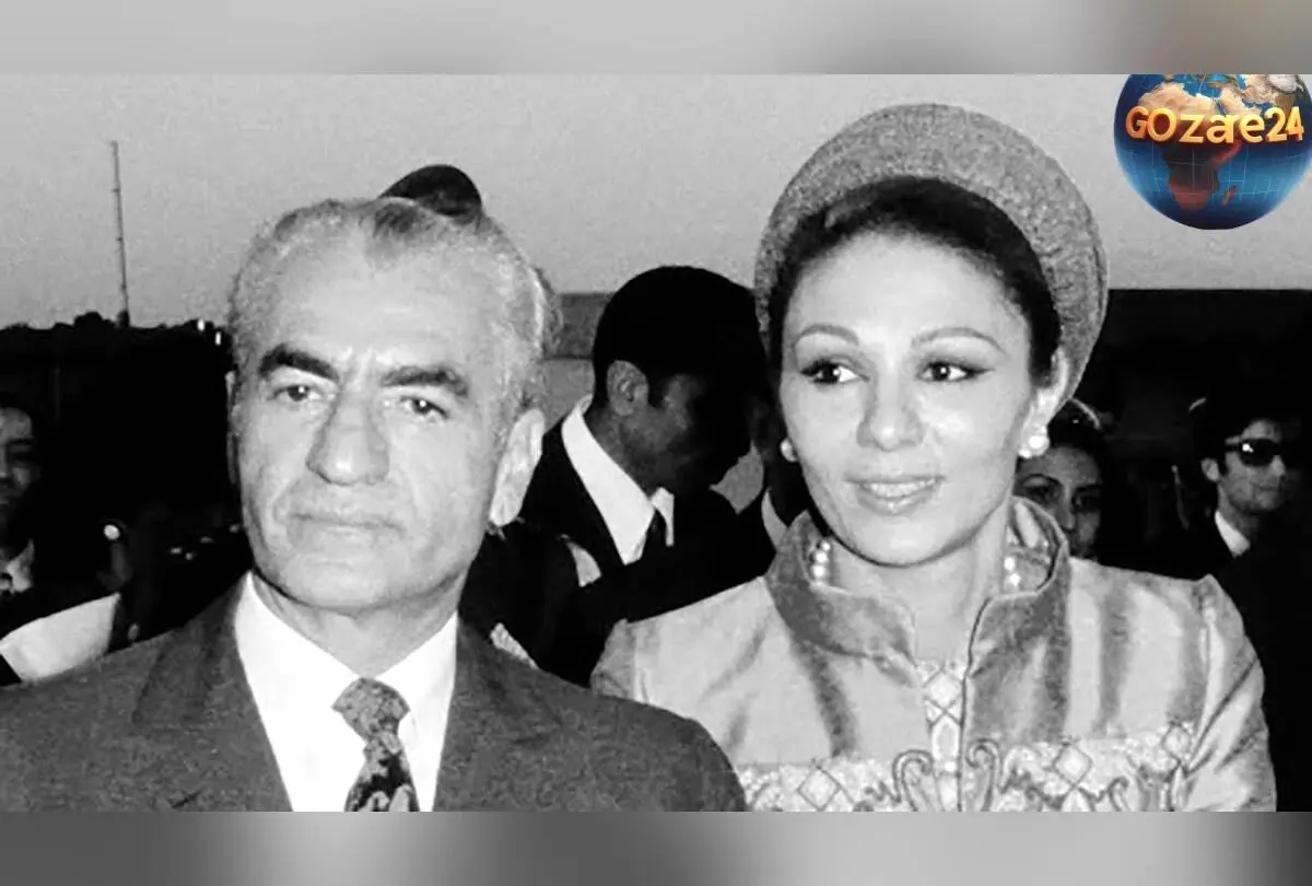 عکس نادر از سفر محمدرضا شاه و فرح دیبا به شیراز در سال ۱۳۳۸ با زنان رنگی‌پوش سنتی