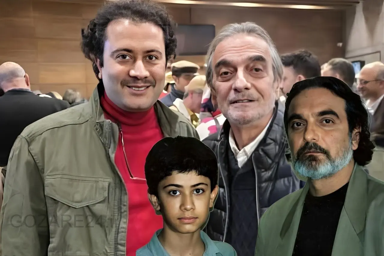 همایون ارشادی و محمدرضا شهبانی نوری بعد از 27 سال مجدد باهم دیدار کردند! /  درخت گلابی محل دیدار 27 سال قبل!