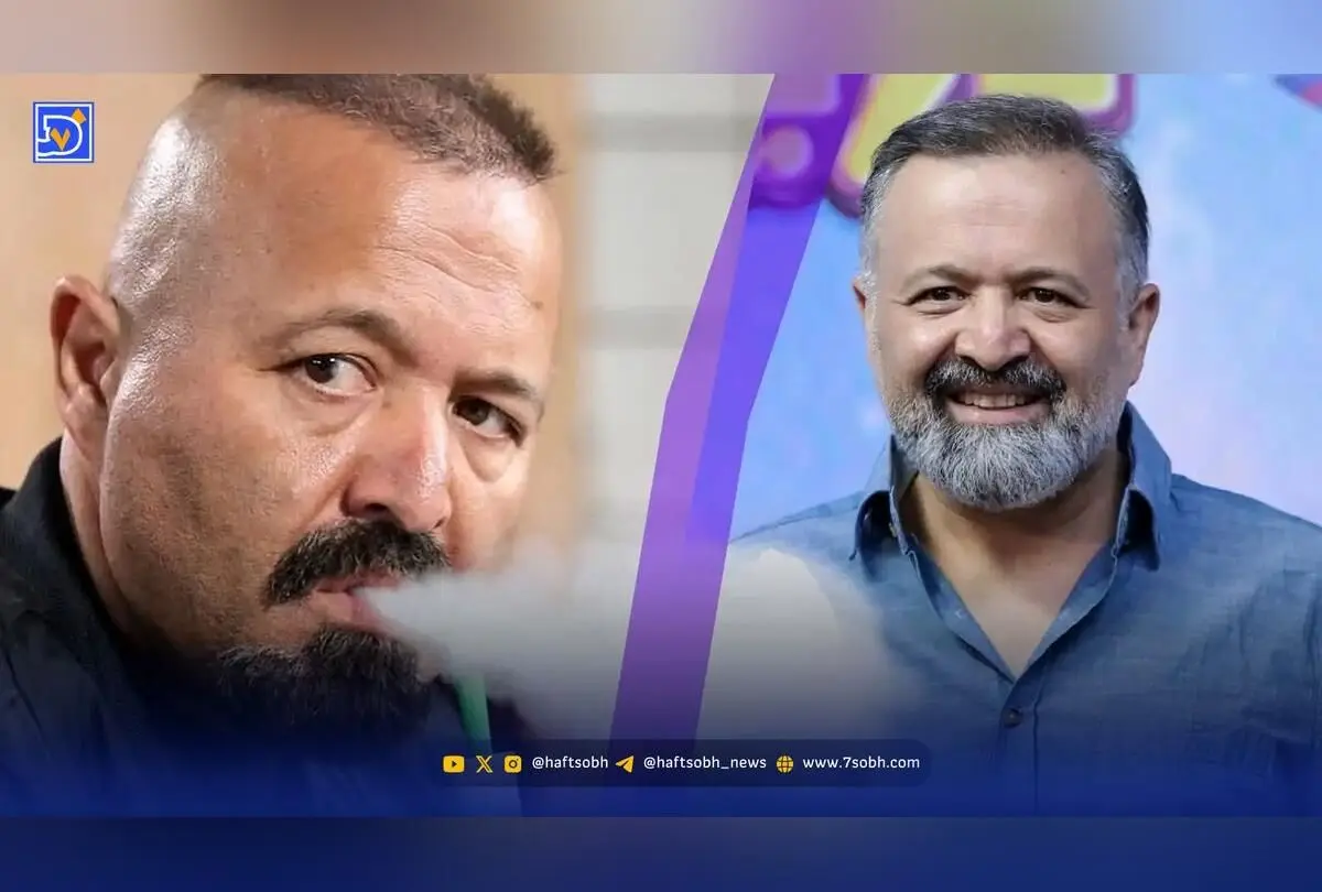 علی صالحی بازیگر نون خ در کنار مادرش در ساحل خزر؛ لحظه‌ای خانوادگی و تفریحی