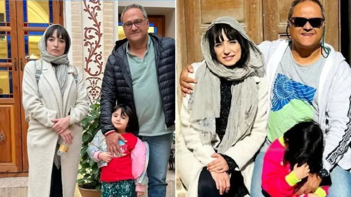 عکس خاص و دیدنی از دختر رامبد جوان و نگار جواهریان با شباهت استثنایی که همه را شگفت‌زده کرد